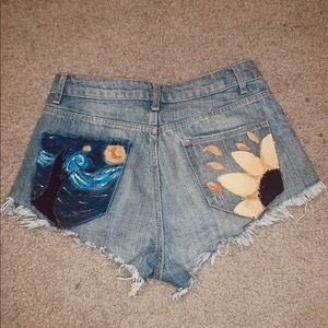 Painted shorts